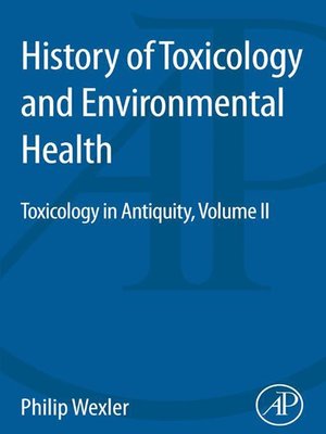 cover image of History of Toxicology and Environmental Health
